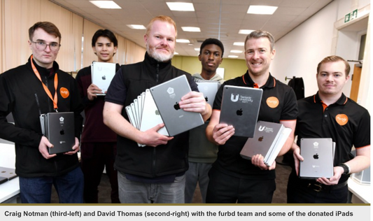 Teesside University donates hundreds of iPads to support digital access in the Tees Valley
