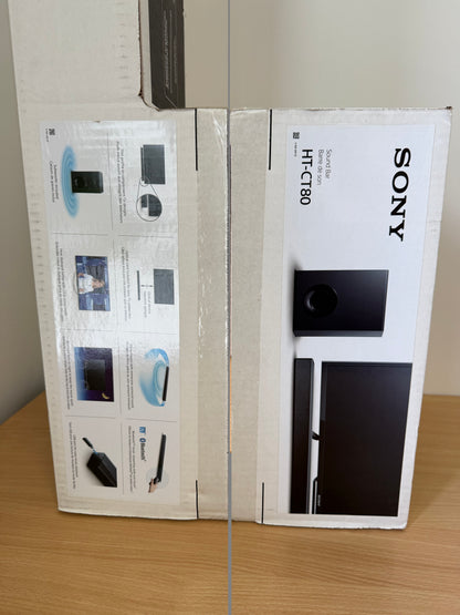 SONY Sound Bar HT-CT80 and subwoofer
