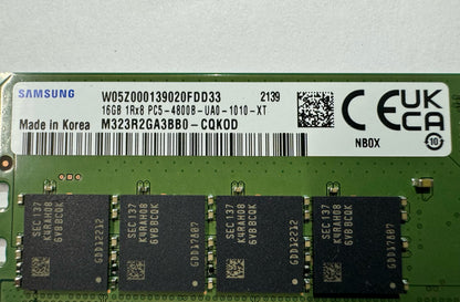 Samsung DDR5 288-pin 4800mhz 32GB (2x16gb) Desktop RAM