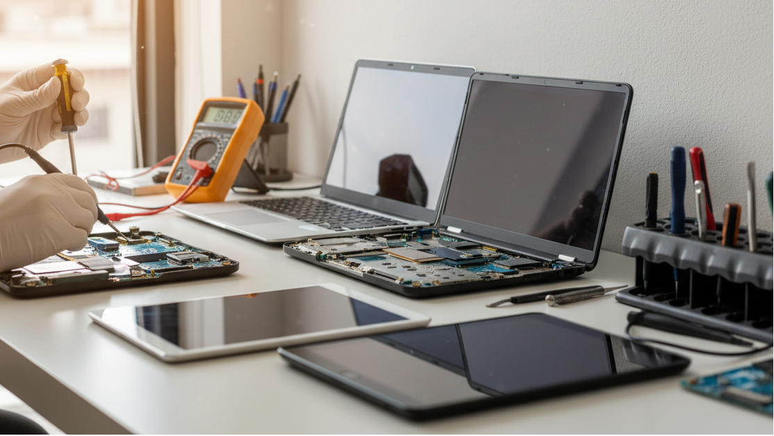 without any signs on the wall